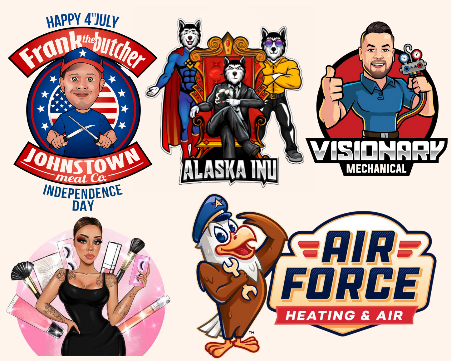 Cartoon Character Logo Design Service