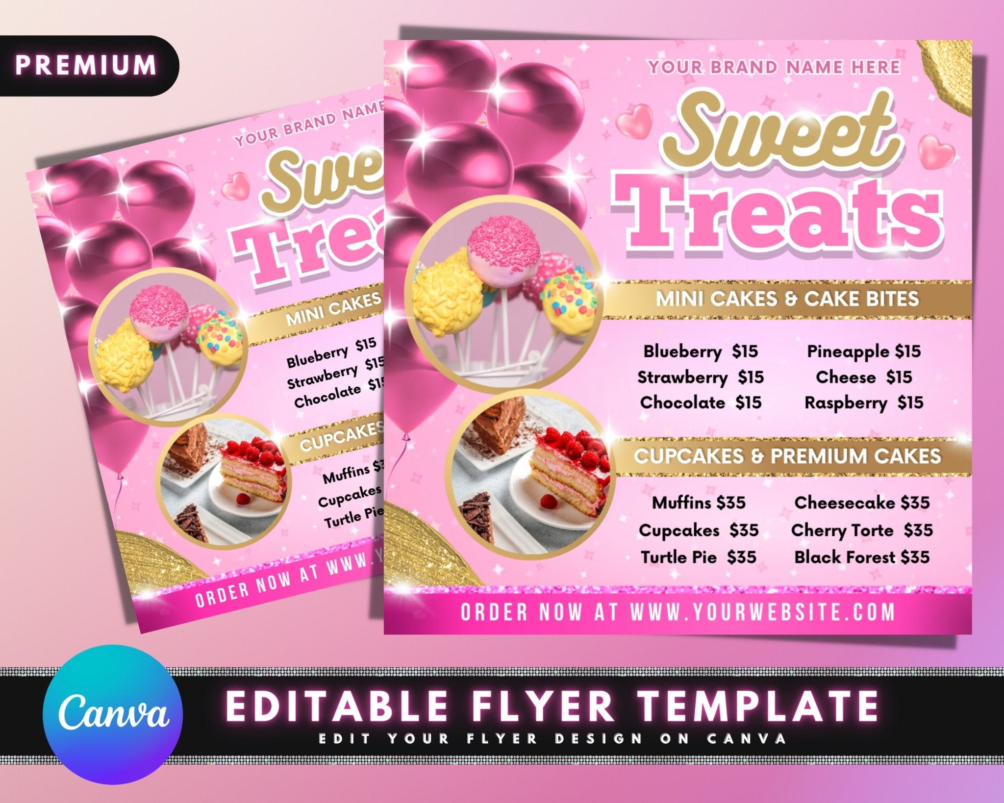 Download Cakes Flyer - PSD Template | PSDmarket
